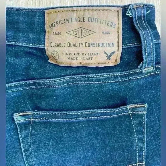 American Eagle Men’s Dark Wash Skinny Jeans 360 Extreme Flex - Size 28x30 - Picture 6 of 8